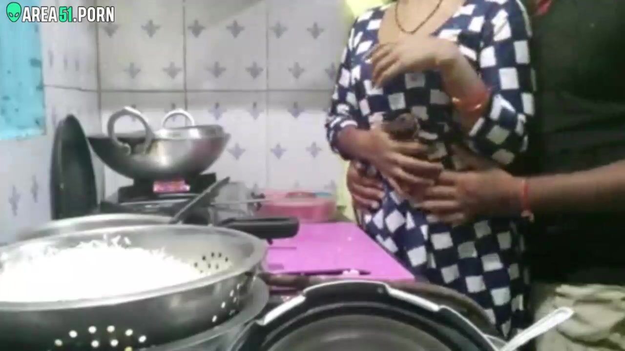 Indian Housewife Fucking Husband With - Housewife tries to cook but Indian husband fucks her in caught video |  AREA51.PORN