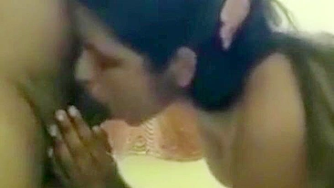 Unfaithful Indian wife is caught sucking cock and having sex