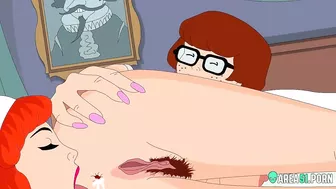 Two sluts Velma Dinkley and fiery beauty Daphne Blake start orgy, 3D cartoon Two sluts Velma Dinkley and fiery beauty Daphne Blake start orgy, 3D cartoon