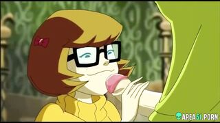 Petite MILF Velma Dinkley and Shaggy having hard anal sex, 3D cartoon