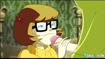 Petite MILF Velma Dinkley and Shaggy having hard anal sex, 3D cartoon