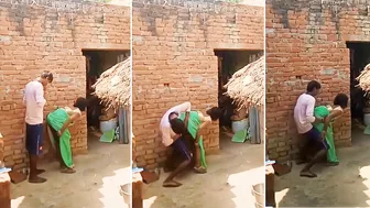 Village in India, cheating wife fuck with local young boy Village in India, cheating wife fuck with local young boy