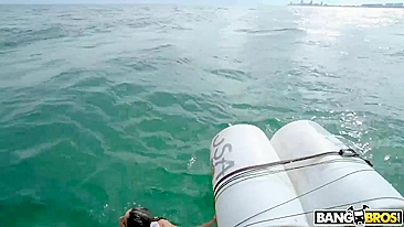 Chick has XXX sex with the hung yachtsman who saves her from sinking