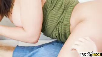 Latina mom analyzed with XXX prick of her curly-haired boyfriend