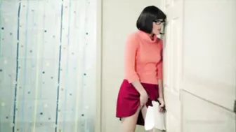 Scooby Doo (Funny Parody) Desperate MILF Velma Dinkley fuck, 3D cartoon