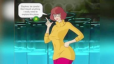 Hottest MILF VELMA DINKLEY gets spooked, while fuck with monster, 3D cartoon