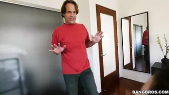 Sexy daughter in black stockings receives pleasure in anal XXX video