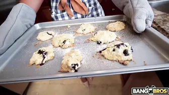 Bald brother's cock is XXX ingredient Latina needs to cook her dish