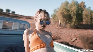 Teen Lilly Bell has XXX sex in the back of Scott Nails' pickup truck