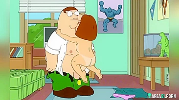 3d Monster Taboo Porn - 3D incest cartoon! Sexy mommy Meg Griffin fucking her dad and brother |  AREA51.PORN