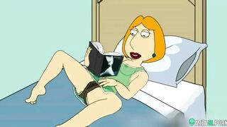 3D XXX cartoon, family guy! Fifty shades of horny MILF Lois Griffin