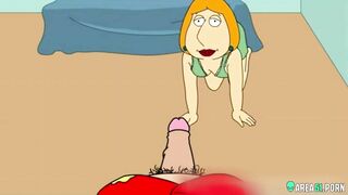 3D XXX cartoon, family guy! Fifty shades of horny MILF Lois Griffin