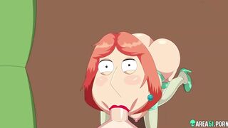 3D XXX cartoon! Sexy Milf Lois Griffin and Steve Smith having sex