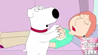 3D XXX cartoon, family guy! Dog touching boobs Lois Griffin, (Peter is now a Cuck?)