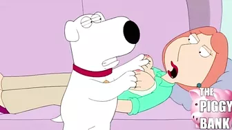 3D XXX cartoon, family guy! Dog touching boobs Lois Griffin, (Peter is now a Cuck?)