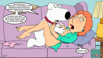 3D XXX cartoon, family guy! Dog touching boobs Lois Griffin, (Peter is now a Cuck?)
