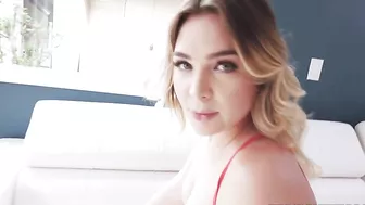 Winsome lassie strikes sexy positions to expose her perfect XXX body