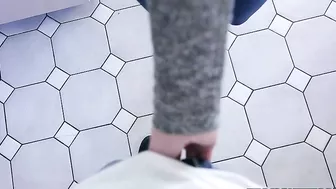 Brunette with pink cap agrees to oral XXX sex in front of the camera