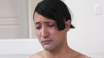 Sex with hubby is boring and Alexis Monroe enjoys another guy's cock in his presence Sex with hubby is boring and Alexis Monroe enjoys another guy's cock in his presence