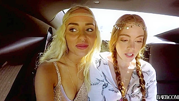 Gorgeous blonde Naomi Woods with nose piercing spreads legs for tickets