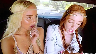 Gorgeous blonde Naomi Woods with nose piercing spreads legs for tickets