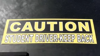 Man confesses to the blonde that he isn't driving instructor and fucks her in the car