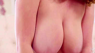 Brooke Wylde with big natural breasts makes love to boyfriend after relaxing bathing