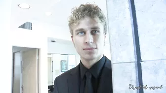 Beautiful blonde Ash Hollywood interrupts showering to have sex with Michael Vegas