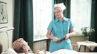 German nympho nurse with big boobs does dirty things with patients