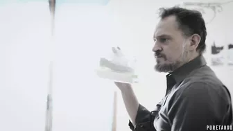 Disobedient Kenzie Reeves got 18-year-old shaved pussy fucked and creampied by stepdad