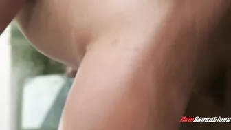 Blonde Giselle Palmer wants to cum so bad and fucker tries his best