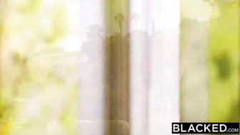 Blonde Chloe Scott got a lessons by big-dicked black man