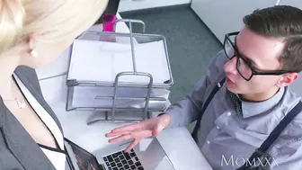 Busty Czech Angel Wicky has sex in workplace with subordinate