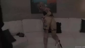 Partner is really glad to fuck blonde with tattooed body