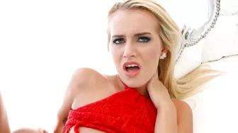 Blonde girl Aicha Lark is interested in pussyfucking only