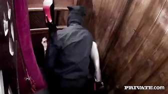 Dirty priest fucks sinful blonde with incredible boobs