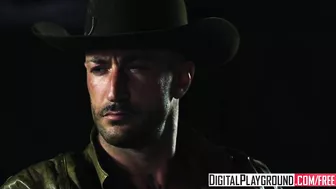 Dangerous blonde cowgirl in corset deepthroated and fucked Dangerous blonde cowgirl in corset deepthroated and fucked