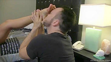 Richelle Ryan gets licked by lover and mouthfucked by husband