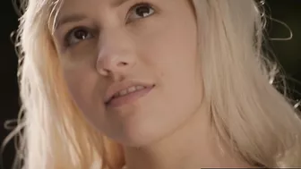 Appetizing blonde has sex with black man while husband is away