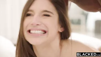 Social-media famous Abella Danger takes black dick out of pants at the first meeting