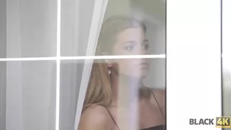 Chrissy Fox relaxes with her long-awaited black lover in cozy bedroom