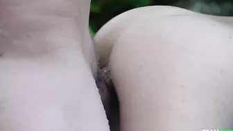 Hot brother sister XXX scene! Horny dude bangs his stepsis in the backyard