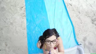 Mina Moon in glasses sucks cock and licks balls like a pro. #XXX #TeamSkeet Mina Moon in glasses sucks cock and licks balls like a pro. #XXX #TeamSkeet