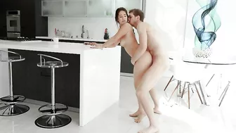 Asian babe Eva Lovia had her pussy destroyed by a massive cock. #XXX #TeamSkeet