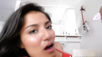 All-natural Viva Athena's shaved pussy takes a hard fuck. #XXX #TeamSkeet