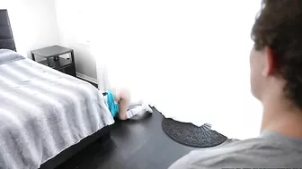 Natalia Queen fucks her pussy doggystyle on the floor. #XXX #TeamSkeet