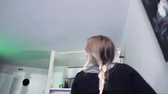 Baby Sid's XXX-rated video shows her shaking her big ass on a hard dick in POV. #NSFW