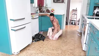 Jenna J Ross's XXX-rated video shows her getting fucked hard on the floor.