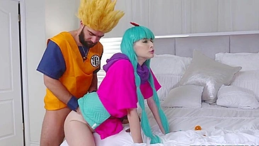 Hot XXX fucking in doggystyle pose is favorite for cosplayer with wig
