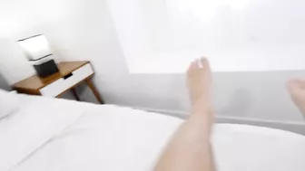 XXX model with ponytails and big earrings adores tough pussy-nailing